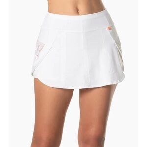 Lucky in Love White tennis skort
